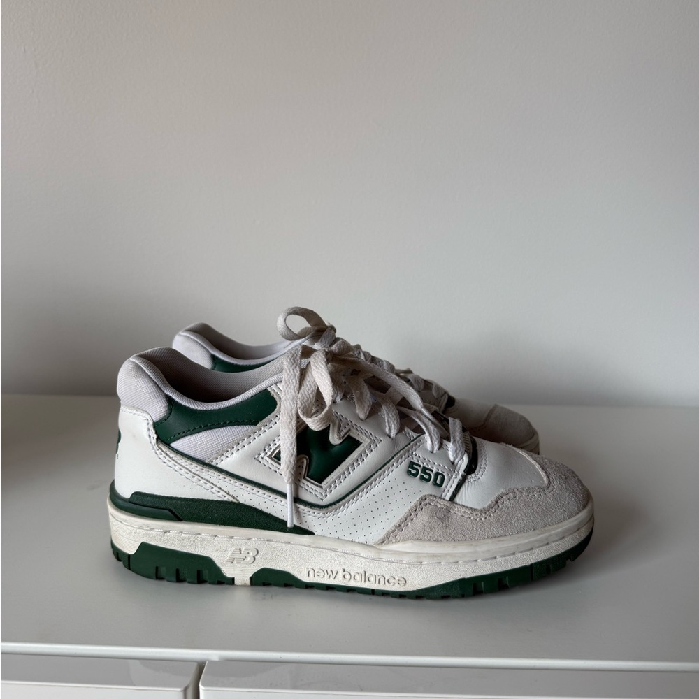 New Balance green 550s